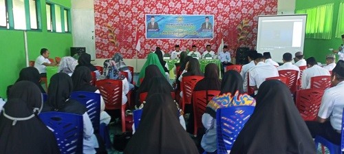 ASN Sewilayah KKM MTs Negeri 1 Tolitoli Ikuti Pembinaan Implementasi SKP dan Penguatan Absensi Pusaka