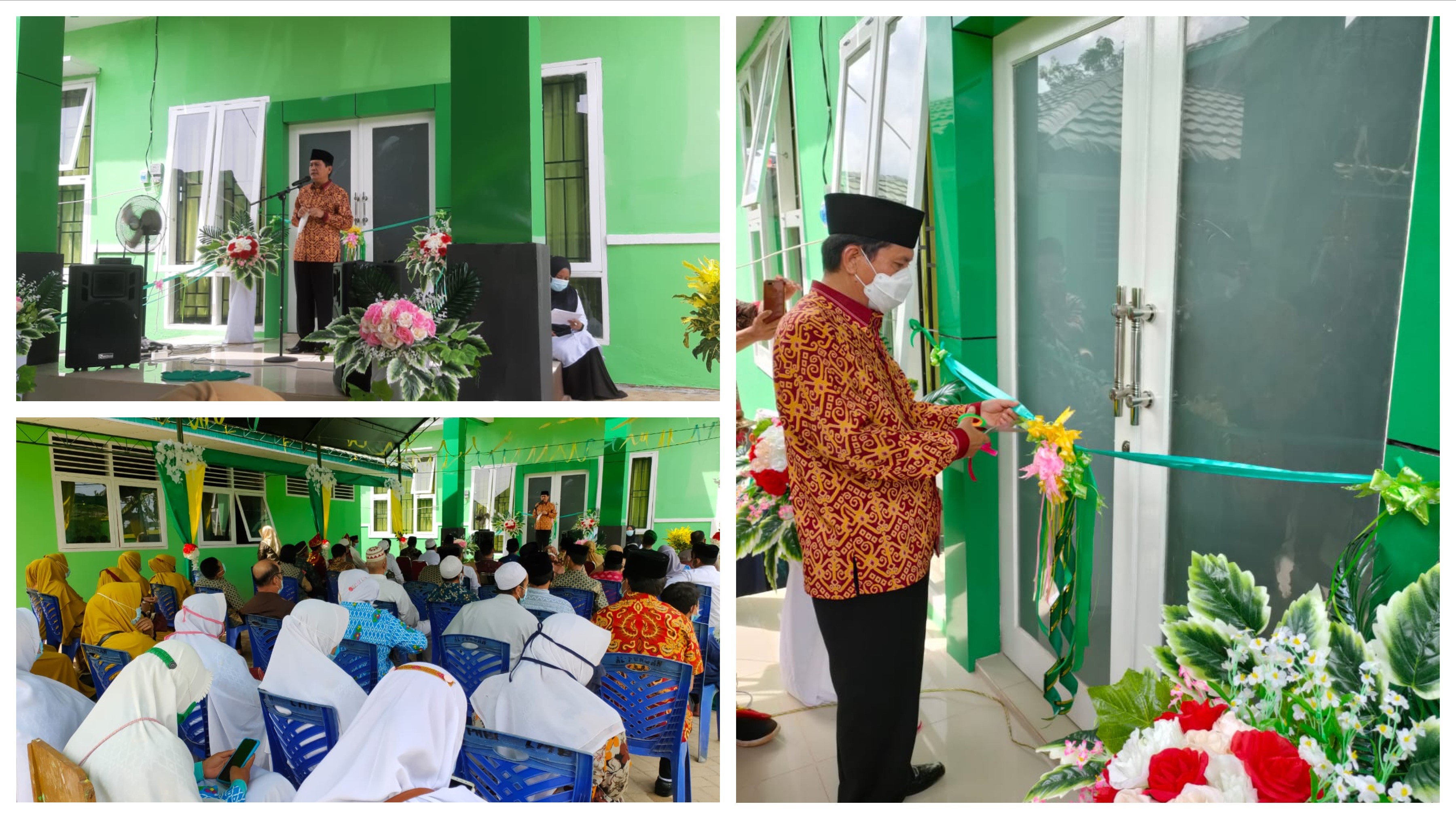 Kakanwil Resmikan Balai Nikah dan Manasik Haji KUA Lembo