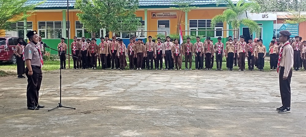 Kamabigus MTsN 1 Tolitoli Ajak Siswa Maknai Dasa Dharma Pramuka