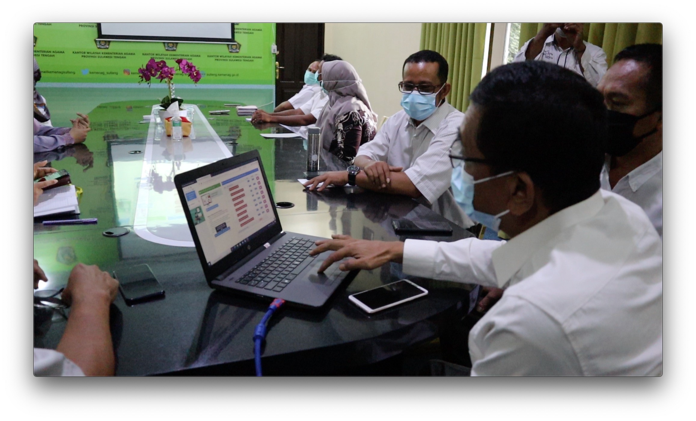 Kemenag Sulteng Sukses Submit PMP RB ZI
